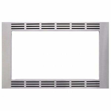 SHARPTOOLS 30 in. Wide Trim Kit for All 2.2cu.ft. Stainless Microwaves - Stainless Steel SH916881